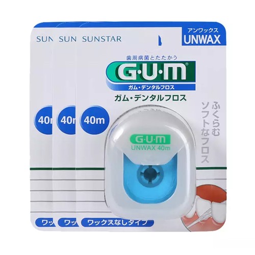 Sunstar GUM 粗幼牙線(UnWax)40M